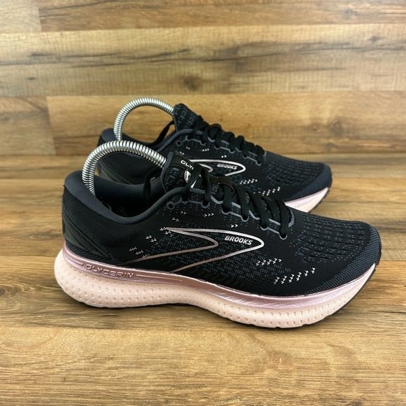 Brooks Shoes Brooks Glycerin 9 Black Ombre Metallic Women 85b